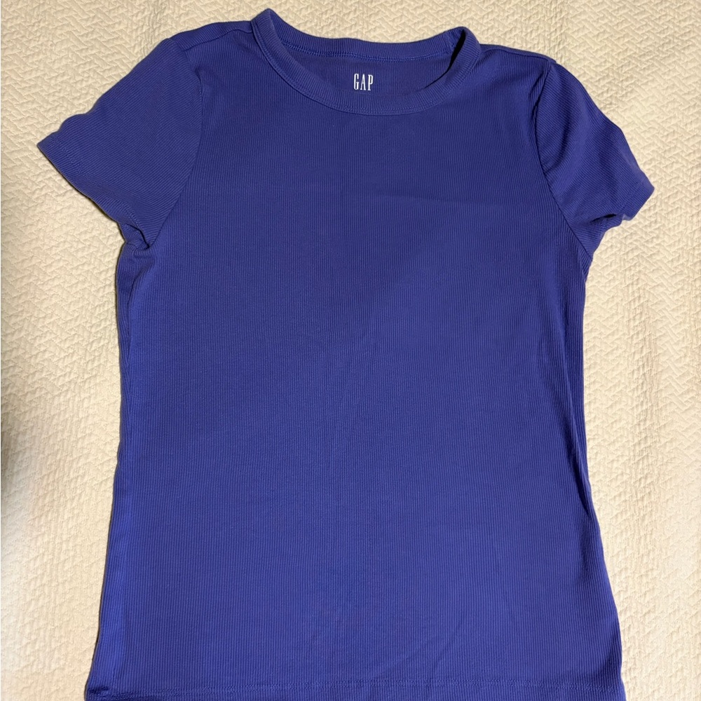 GAP Women's Short Sleeve Crew Neck Tee - Light purple